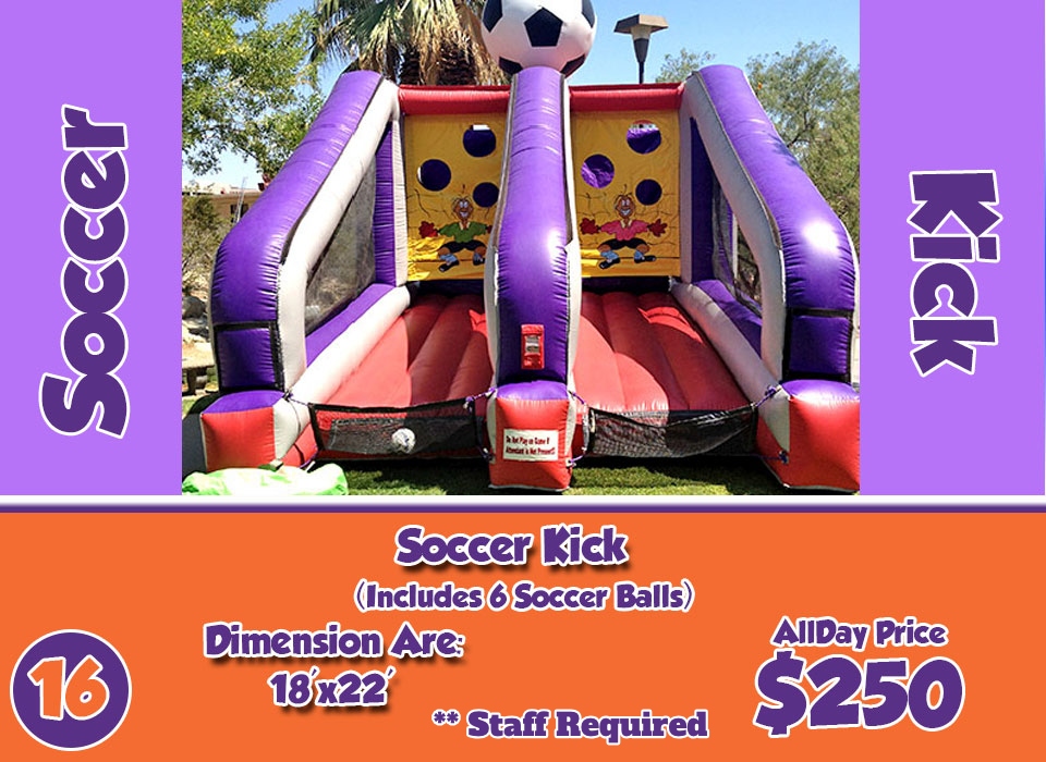 16-inflatable-soccer-kick for rent in el paso