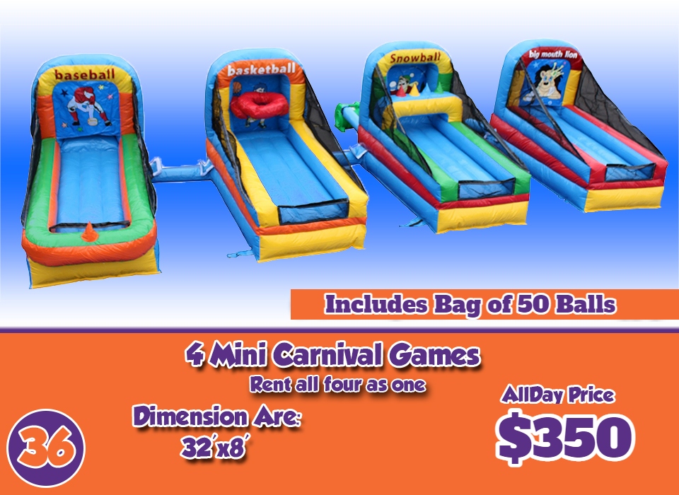 mini carnival games rental