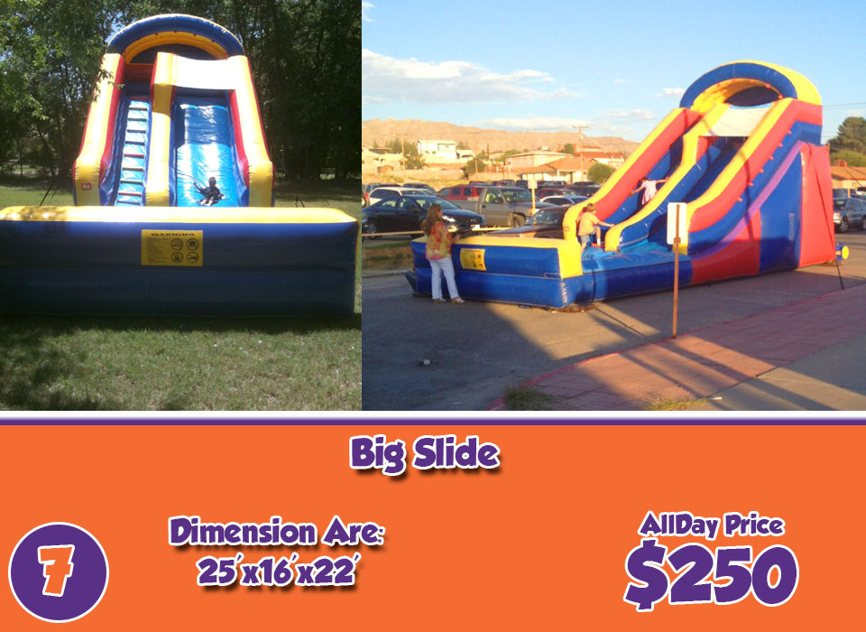 Big Slide inflatable Rental
