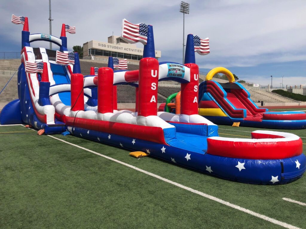all american inflatable slide for rental