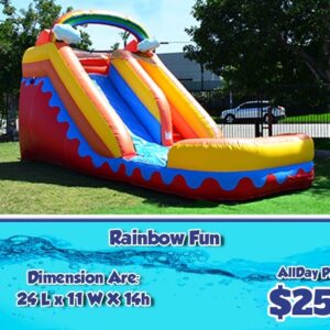 Rainbow Fun Slide