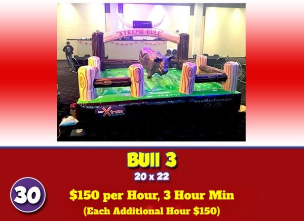 inflatable mechanical bull rental
