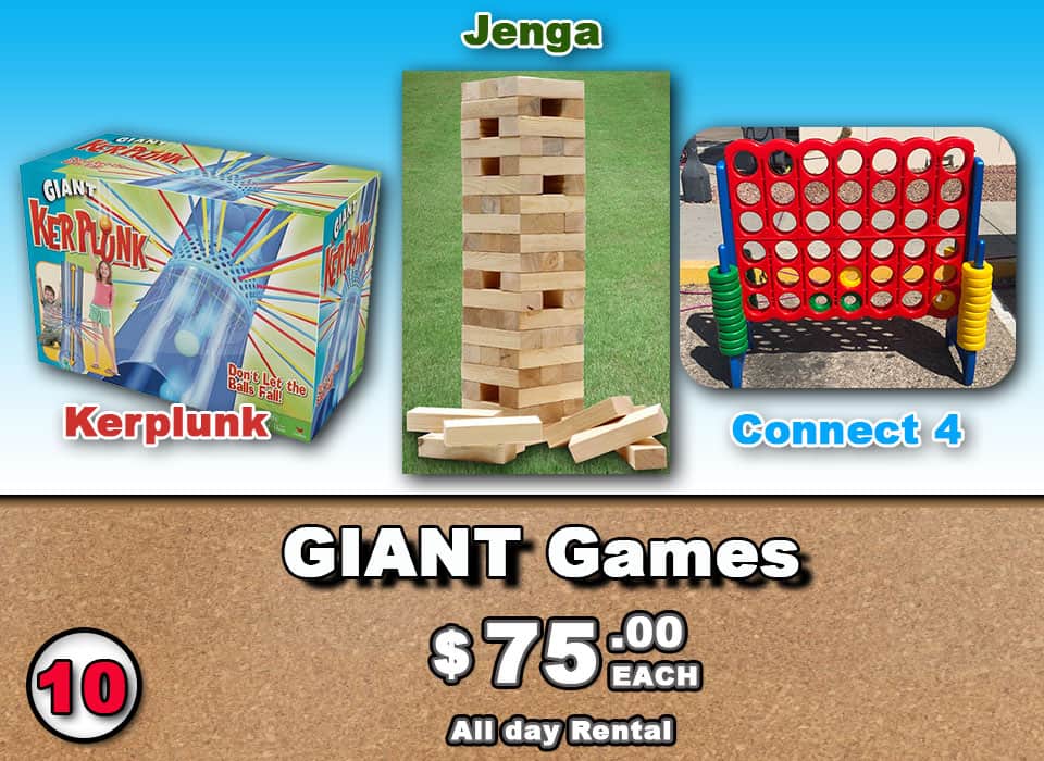 rent giant carnival games