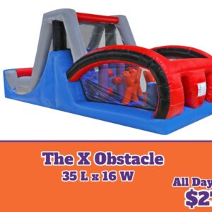 the x obstacle course dry rental