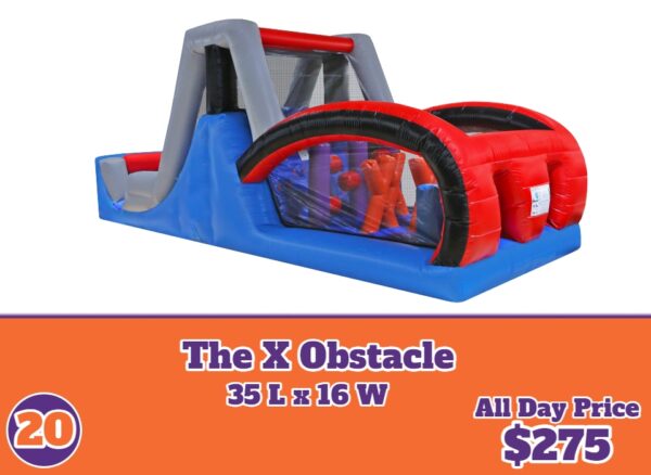 the x obstacle course dry rental