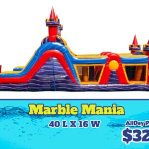 rent an inflatable obstacle course and slide