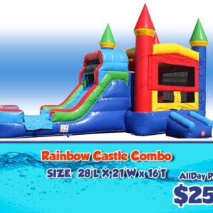 rent inflatable castle with slide el paso