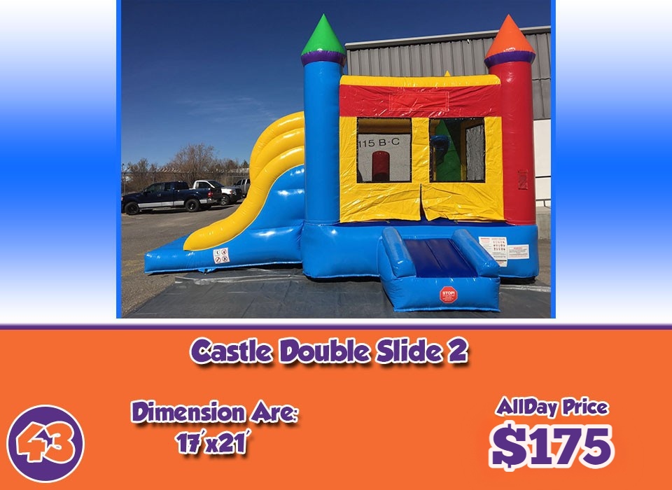 rent castle double slide