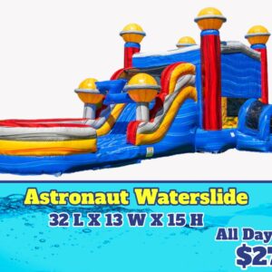 Astronaut waterslide