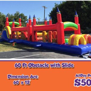 50 60 ft obstacle with slide