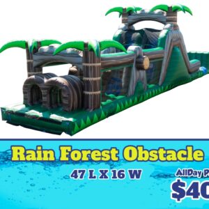 72 Rain Forest Obstacle rental