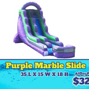 8 Purple Marble Waterslide rental