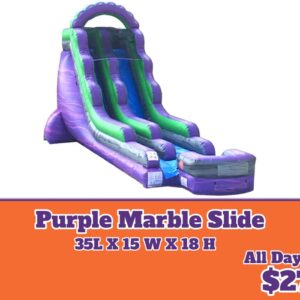 92 Purple Marble Slide
