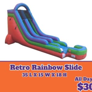 Retro Rainbow Slide