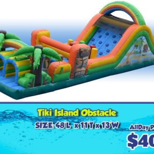 tiki island obstacle course