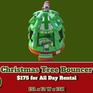 rent a christmas tree bounce house