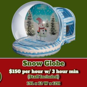 rent inflatable snow globe