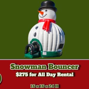 rent snowman bounce house