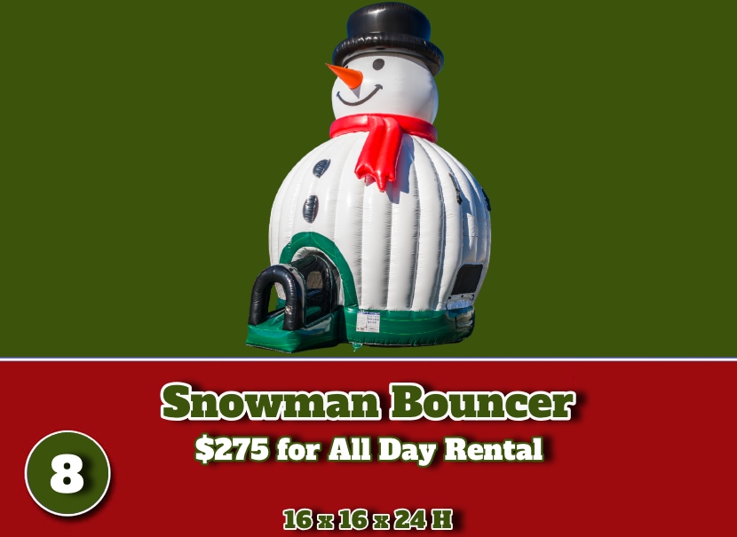 rent snowman bounce house