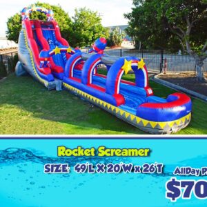 Rocket screamer slide rental