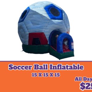 Soccer ball inflatable