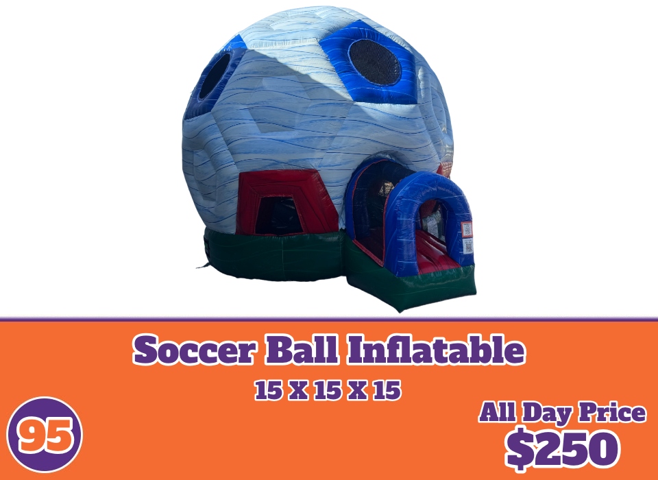 Soccer ball inflatable
